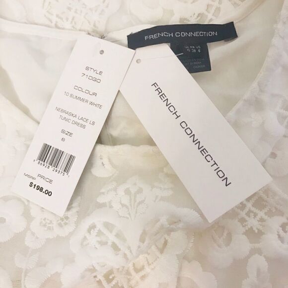 NWT French Connection Nebraska Lace Tunic Dress ❤️ - Picture 5 of 8